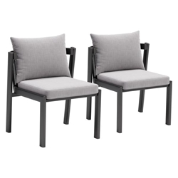 Horizon Dining Chair - Gray - Set of 2 