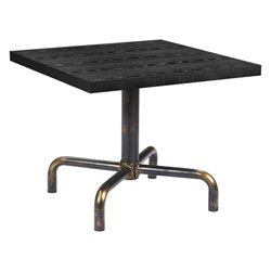 Neum 35"W x 35"L Bistro Table - Black 