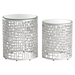 Reden Side Table Set - Silver - 2-Piece - ZUO6418