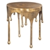 Drip Side Table - Antique Brass