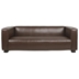 Rowynn 80" 3 Seater Sofa - Dark Brown - Birch Wood Legs