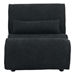 Glowzen Soft Pellet Velvet Recliner - Comfortable Lounge Chair with Waist Pack Padding - Black - CAB2657