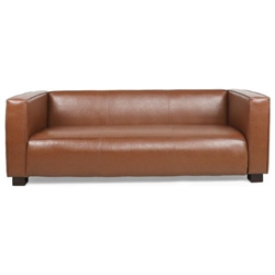 Rowynn 80" 3 Seater Sofa - Light Brown - Birch Wood Legs 