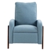 Brookside Recliner Chair - Light Blue Boucle - Solid Hardwood Frame