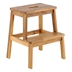 Yarra Valley Wood Two Steps Stool Small Size Rectangle - Light Brown