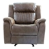 Fremont Contemporary Power Motion Glider Recliner Chair - Dark Coffee Breathable Leatherette