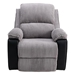 Kalindo Recliner Chair - Grey Fabric - Black Metal Legs - Set of 2 - CAB3593