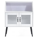 Irongate Cabinet Sideboard with Glass Door - Cream White - CAB3879