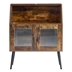 Irongate Cabinet Sideboard with Glass Door - Brown