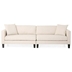 Merebrook 101 3-Seater Sofa - Beige - Wooden Legs