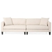 Merebrook 101 3-Seater Sofa - Beige - Wooden Legs - CAB4521