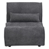 Uplift Soft Pellet Velvet Recliner - Dark Gray