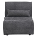 Uplift Soft Pellet Velvet Recliner - Dark Gray - CAB4572