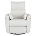 Selario Upholstered Swivel Recliner - Manual Rocker Recliner Chair - Beige Linen Fabric - Iron Frame - CAB4822