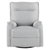 Zyphora 360 Degree Swivel Recliner Chair - Grey Linen Fabric