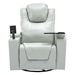 Ravelin 270 Degree Swivel Recliner with Surround Sound - Grey - CAB4912