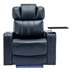 Paladin Power Recliner Individual Seat Home Theater Recliner with Cooling Cup Holder - Blue