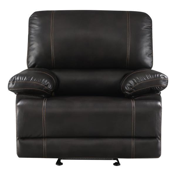 Avonelle Recliner Chair - Brown Faux Leather 