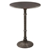 Oswego 30" Round Pub Height Bistro Bar Table - Dark Russet