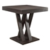 Freda 35"W x 35"L Square Counter Height Dining Table - Cappuccino