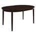 Gabriel 42"W x 42"L Oval Extension Leaf Dining Table - Cappuccino