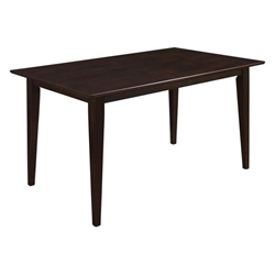 Gabriel 59"W x 35"L Rectangular Wood Dining Table - Cappuccino 