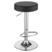 Ramses Adjustable Bar Stool Chrome and Black - COA1145