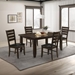 Dalila 66"W x 42"L 5-Piece Rectangular Dining Table Set - Cappuccino - COA1152