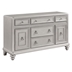 Bling Game Dining Sideboard Buffet Cabinet - Metallic Platinum