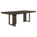 Kelly 86"W x 43"L Rectangular Wood Dining Table - Dark - Grey