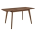 Alfredo 47"W x 31"L Extension Leaf Dining Table - Natural Walnut