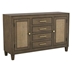 Matisse 4-Drawer Sideboard Buffet Cabinet - Light - Brown