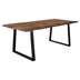 Ditman 80"W x 39"L Live Edge Dining Table Grey Sheesham