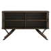 Wes 2-Door Sideboard Buffet Storage Cabinet - Dark Walnut - COA1563