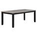 Elodie 60"W x 38"L Rectangular Extension Leaf Dining Table Black - COA1629