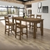 Coleman 5-Piece Counter Height Dining Set - Rustic Golden - Brown