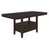 Prentiss 60"W x 42"L Extension Counter Dining Table - Cappuccino