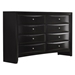 Briana 8-Drawer Dresser - Black - COA1970