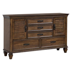 Franco Dresser Burnished Oak 