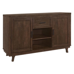 Reynolds 2-Door Sideboard Buffet Storage Cabinet - Brown Oak 