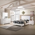 Felicity Full Bedroom Set - White High Gloss - 5-Piece