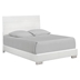 Felicity Wood California King Panel Bed White High Gloss