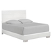 Felicity Wood California King Panel Bed White High Gloss - COA2399