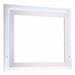 Felicity Wood LED Dresser Mirror - White High Gloss - COA2416