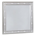 Leighton Dresser Mirror - Metallic Mercury Finish Frame - Silver