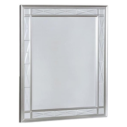 Leighton Vanity Mirror - Metallic Mercury - Silver 