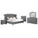 Deanna Eastern King Bedroom Set - Grey - 5-Piece - COA2570