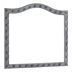 Deanna Upholstered Dresser Mirror - Grey