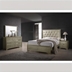 Beaumont Queen Bedroom Set - Champagne - Gold - 4-Piece