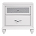 Barzini 2-Drawer Nightstand - White